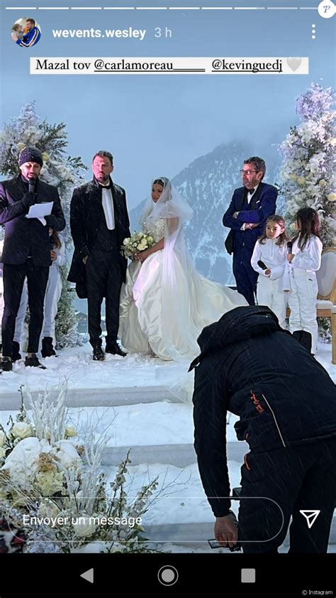 Mariage de Carla et Kevin Guedj à Courchevel : un cadeau 